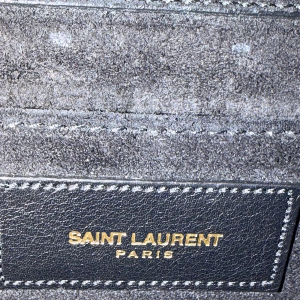 Yves Saint Laurent Black Leather Clutch - Picture 4 of 10